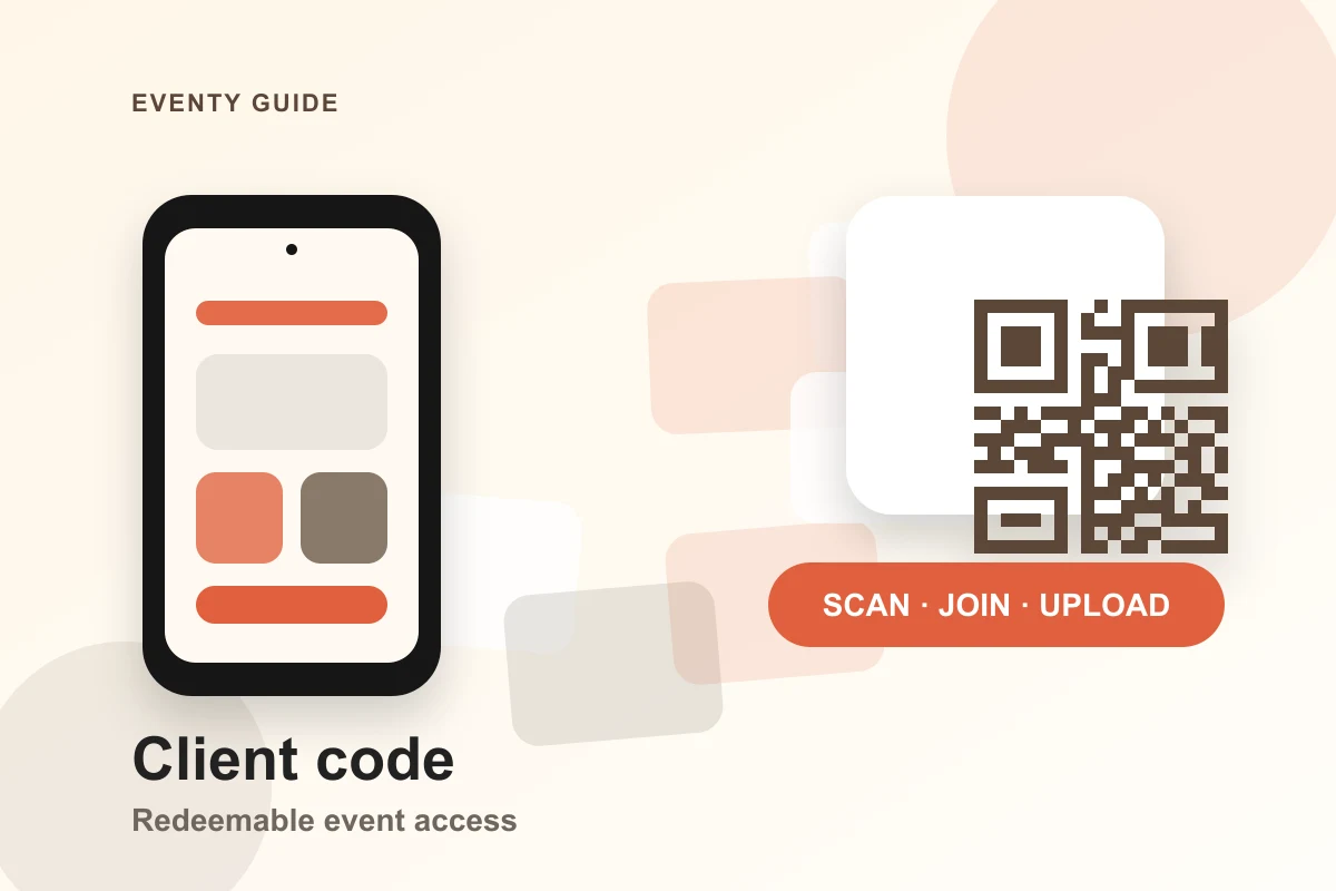 Venue customer receiving an EVENTY event code handoff