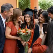 Graduation celebration photos collected in a private album